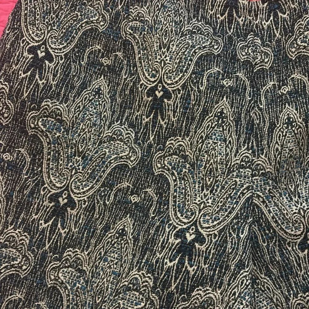 Oscar de la Renta Patterned Trousers, US10 - Picture 2 of 9